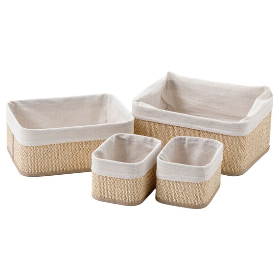 竹バスケット(HY 4点セット) 1枚目画像