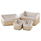 竹バスケット(HY 4点セット) 1枚目画像