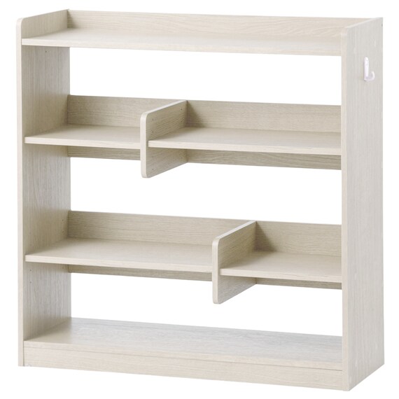 棚板が高さ調整できる マルチラック ワイド(EB01 ホワイトウォッシュ) 1枚目画像