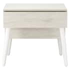 ミラー付き 収納テーブル(DD01 幅40cm ホワイトウォッシュ) 4枚目画像