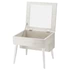 ミラー付き 収納テーブル(DD01 幅40cm ホワイトウォッシュ) 7枚目画像