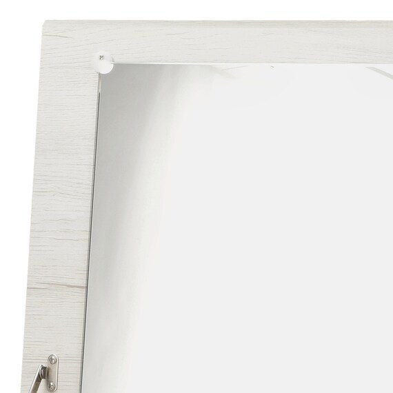 ミラー付き 収納テーブル(DD01 幅40cm  ホワイトウォッシュ) 9枚目画像