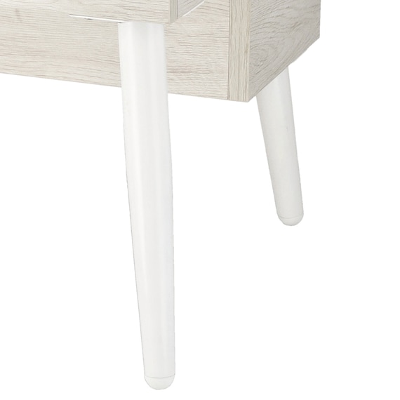 ミラー付き 収納テーブル(DD01 幅40cm ホワイトウォッシュ) 10枚目画像