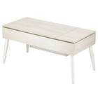 ミラー付き収納テーブル(DD01 幅75cm  ホワイトウォッシュ) 1枚目画像