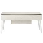 ミラー付き収納テーブル(DD01 幅75cm  ホワイトウォッシュ) 3枚目画像