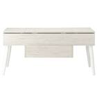 ミラー付き収納テーブル(DD01 幅75cm  ホワイトウォッシュ) 5枚目画像