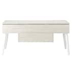 ミラー付き収納テーブル(DD01 幅75cm ホワイトウォッシュ) 5枚目画像