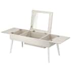 ミラー付き収納テーブル(DD01 幅75cm ホワイトウォッシュ) 6枚目画像