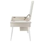 ミラー付き収納テーブル(DD01 幅75cm ホワイトウォッシュ) 7枚目画像