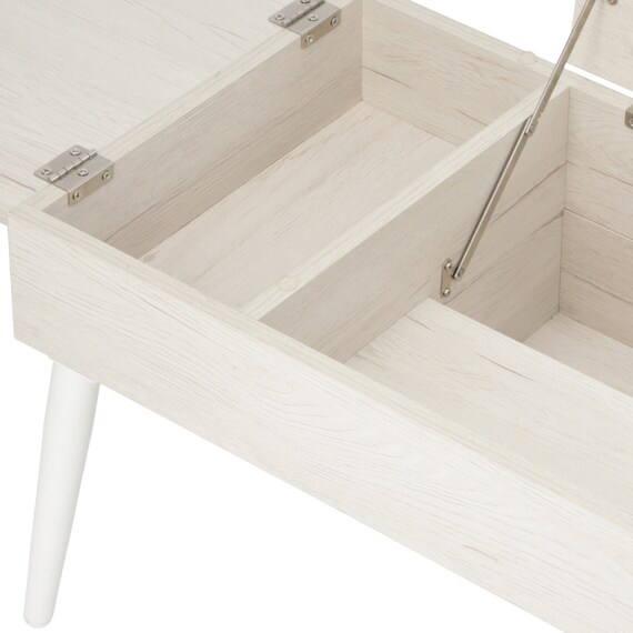 ミラー付き収納テーブル(DD01 幅75cm  ホワイトウォッシュ) 11枚目画像