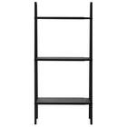 横伸縮できるラダー シェルフ 3段(DS01 ブラック) 5枚目画像