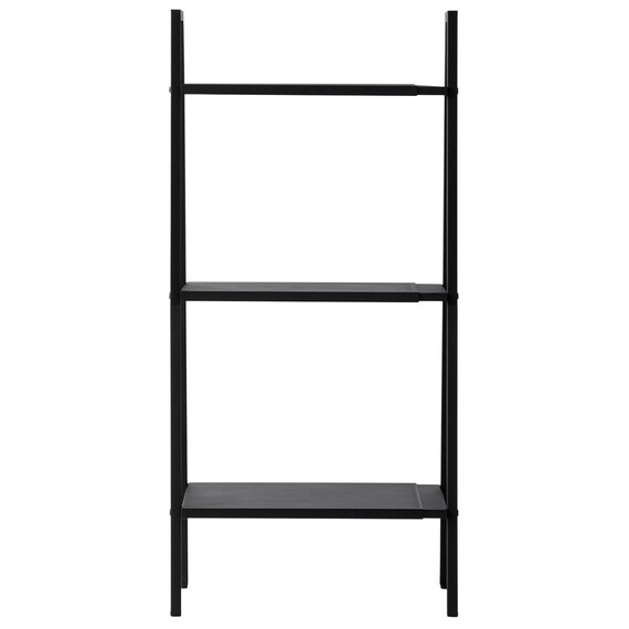 横伸縮できるラダー シェルフ 3段(DS01 ブラック) 5枚目画像