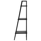 横伸縮できるラダー シェルフ 3段(DS01 ブラック) 6枚目画像