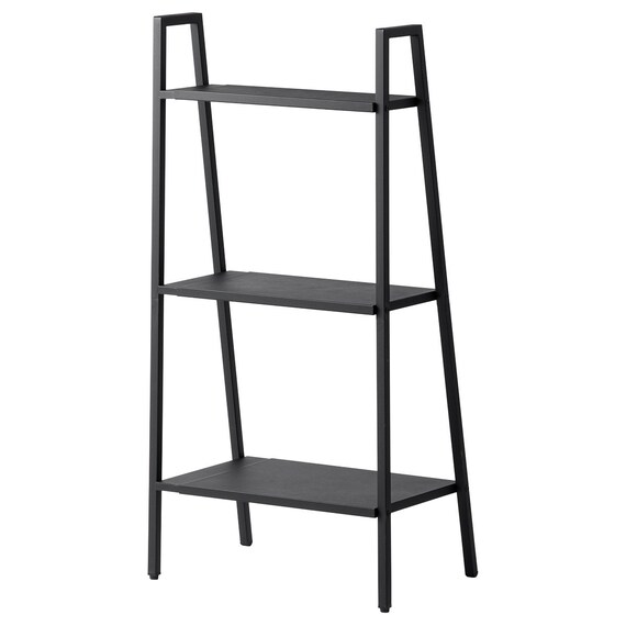 横伸縮できるラダー シェルフ 3段(DS01 ブラック) 7枚目画像