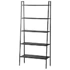 横伸縮できるラダー シェルフ 5段(DS01 ブラック) 6枚目画像