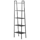 横伸縮できるラダー シェルフ 5段(DS01 ブラック) 8枚目画像