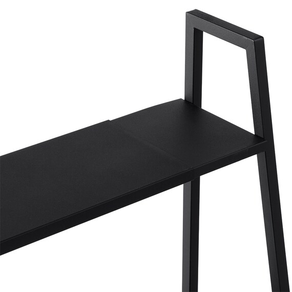 横伸縮できるラダー シェルフ 5段(DS01 ブラック) 9枚目画像