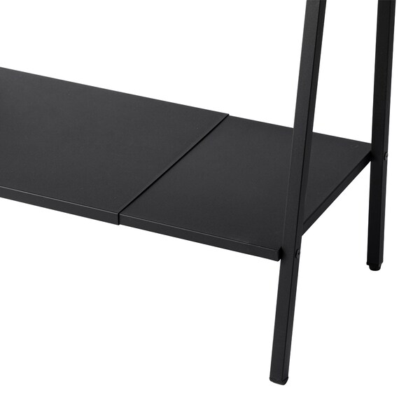 横伸縮できるラダー シェルフ 5段(DS01 ブラック) 11枚目画像