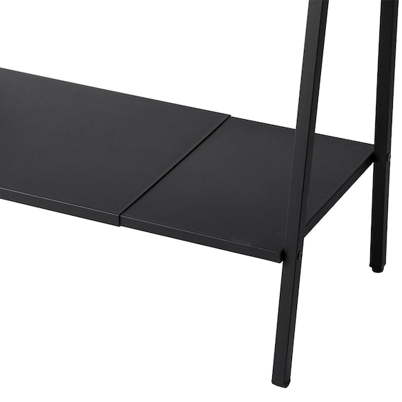 横伸縮できるラダー シェルフ 5段(DS01 ブラック) 11枚目画像