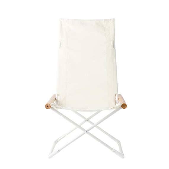 リラックスできる 折りたたみチェア(CS02 ホワイト) 2枚目画像