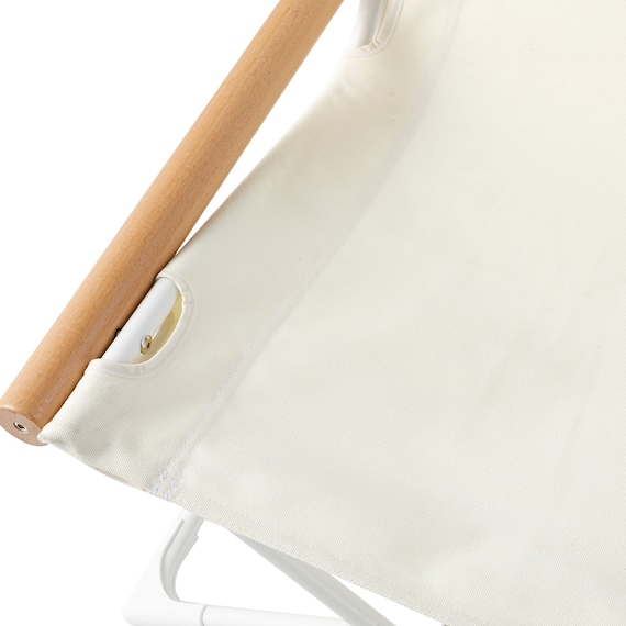 リラックスできる 折りたたみチェア(CS02 ホワイト) 5枚目画像