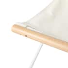 リラックスできる 折りたたみチェア(CS02 ホワイト) 6枚目画像