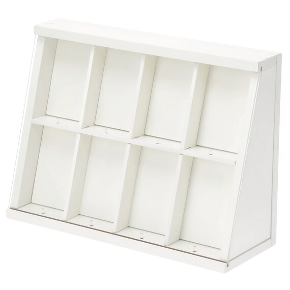 トレーディングカード収納ディスプレイラック(ホワイト) 1枚目画像