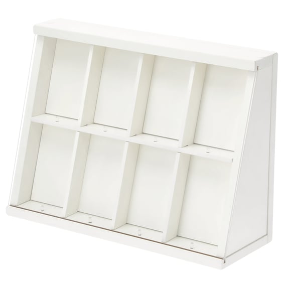 トレーディングカード収納ディスプレイラック(ホワイト) 1枚目画像