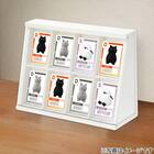 トレーディングカード収納ディスプレイラック(ホワイト) 2枚目画像