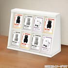 トレーディングカード収納ディスプレイラック(ホワイト) 2枚目画像