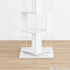 回転する ディスプレイラック(4段 NK01 ホワイト) 4枚目画像