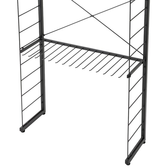 Nポルダ 幅80cm用 スラックスハンガー(YS01 ブラック) 1枚目画像