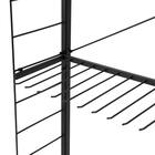 Nポルダ 幅80cm用 スラックスハンガー(YS01 ブラック) 4枚目画像