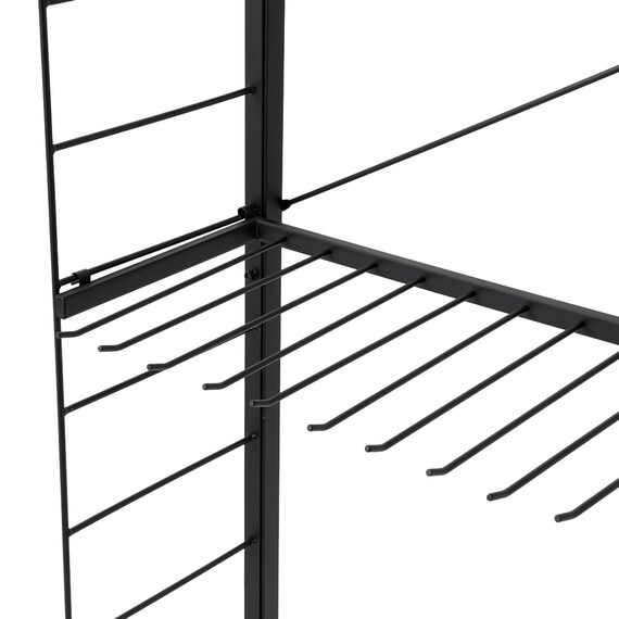 Nポルダ 幅80cm用 スラックスハンガー(YS01 ブラック) 4枚目画像