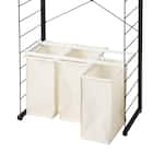 Nポルダ 幅80cm用 投げ込みバスケット(YL01 ホワイト) 2枚目画像