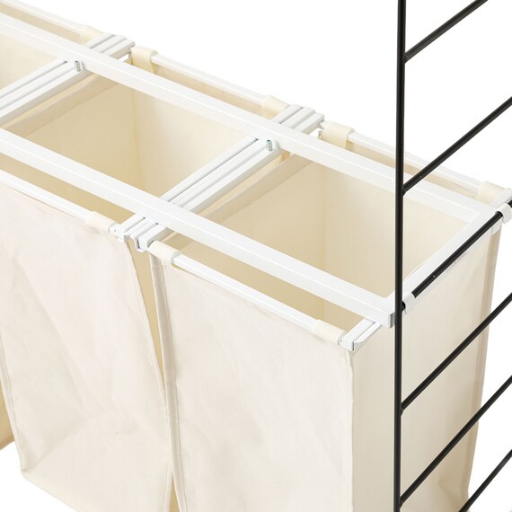 Nポルダ 幅80cm用 投げ込みバスケット(YL01 ホワイト) 6枚目画像