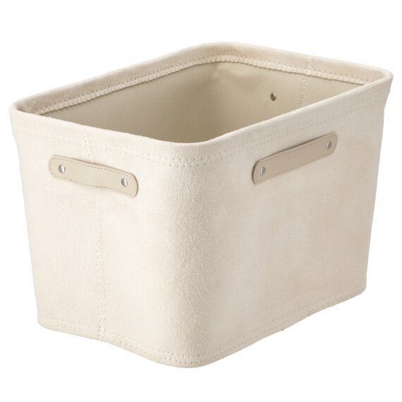 スエード風バスケット(ETレギュラー アイボリー) 3枚目画像