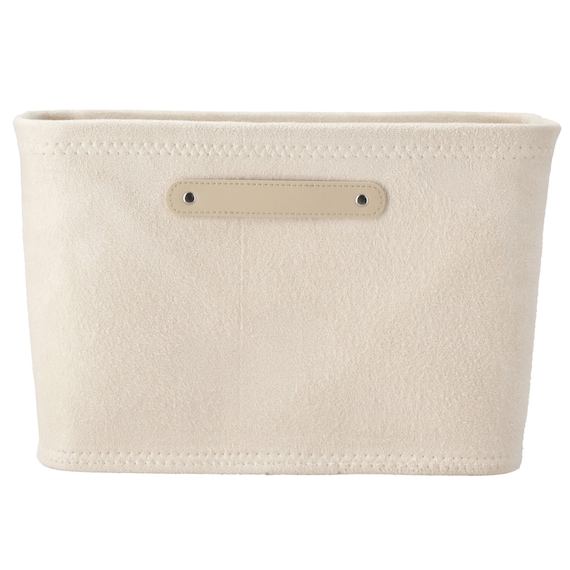 スエード風バスケット(ETレギュラー アイボリー) 4枚目画像