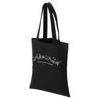 モノトーンタウントートバッグ(Sサイズ ブラック) 1枚目画像