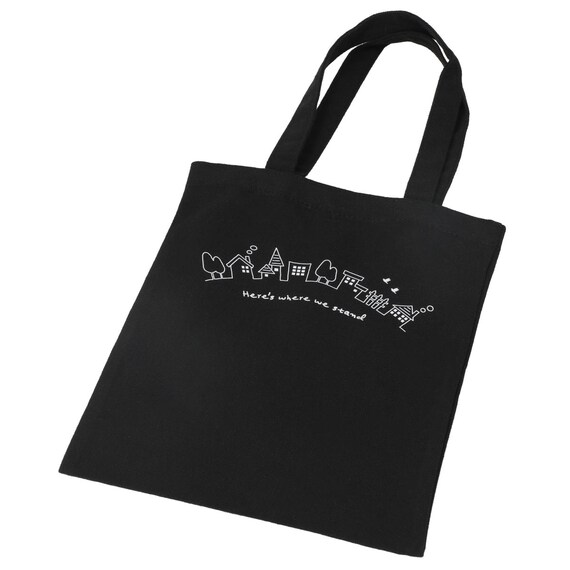 モノトーンタウントートバッグ(Sサイズ ブラック) 3枚目画像