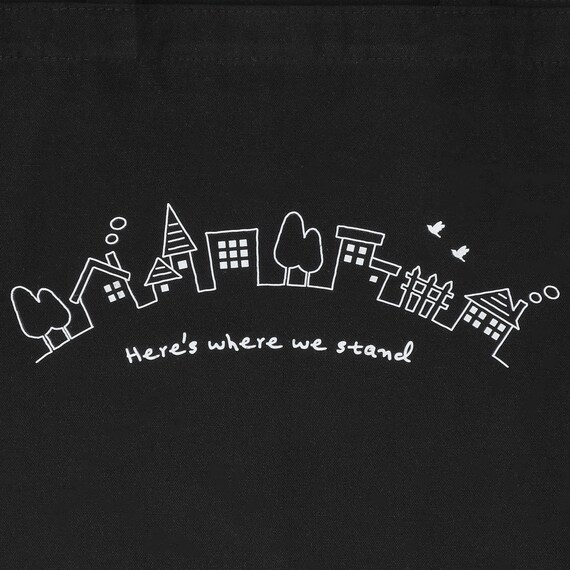 モノトーンタウントートバッグ(Sサイズ ブラック) 4枚目画像