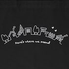 モノトーンタウントートバッグ(Sサイズ ブラック) 4枚目画像