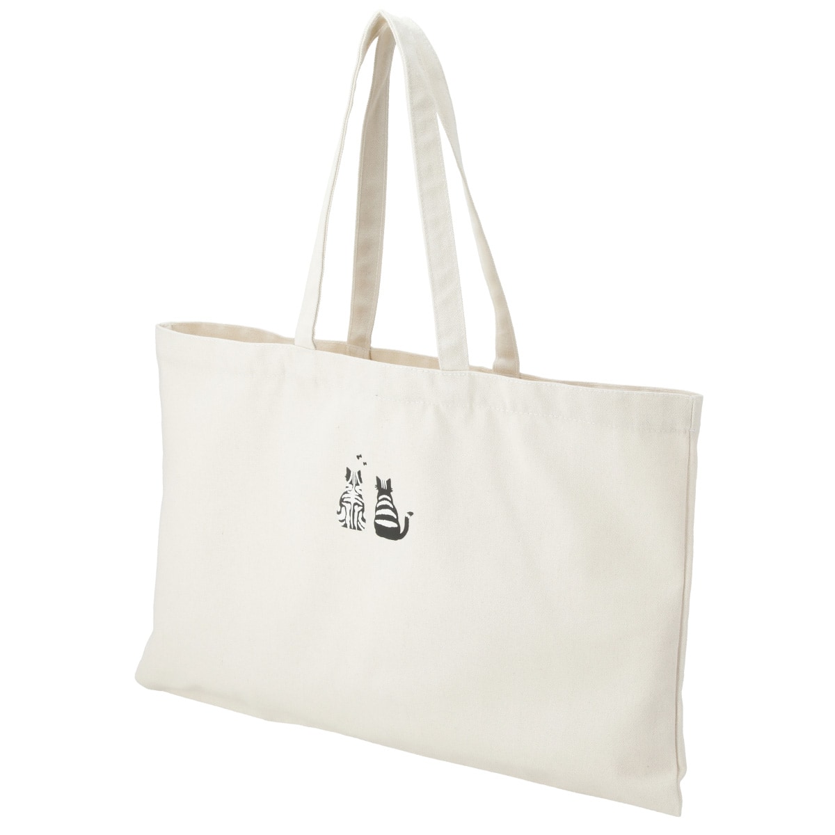 ペア猫トートバッグ(Lサイズ ベージュ) | ニトリネット【公式】 家具