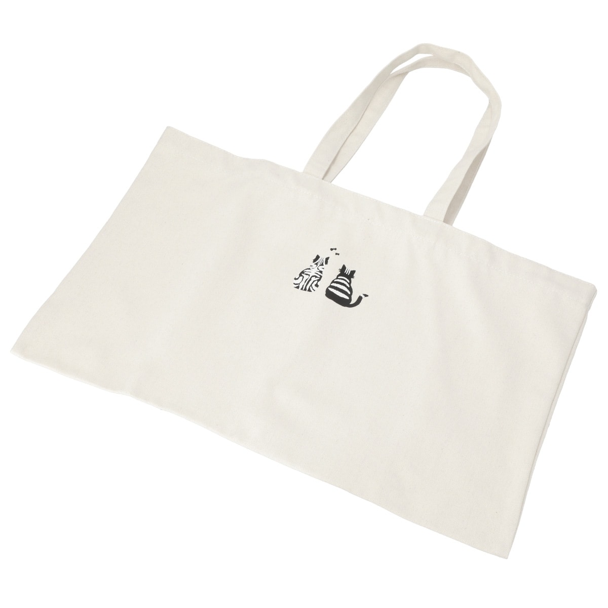 ペア猫トートバッグ(Lサイズ ベージュ) | ニトリネット【公式】 家具