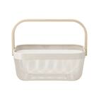 ハンドルメッシュバスケット(M オフホワイト) 2枚目画像