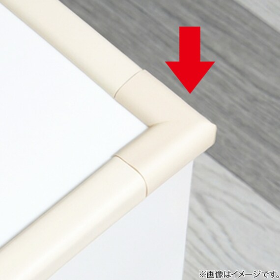 コーナーパッド(M4個入 アイボリー) 2枚目画像