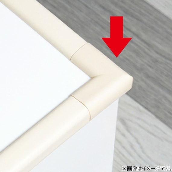 コーナーパッド(M4個入 アイボリー) 2枚目画像