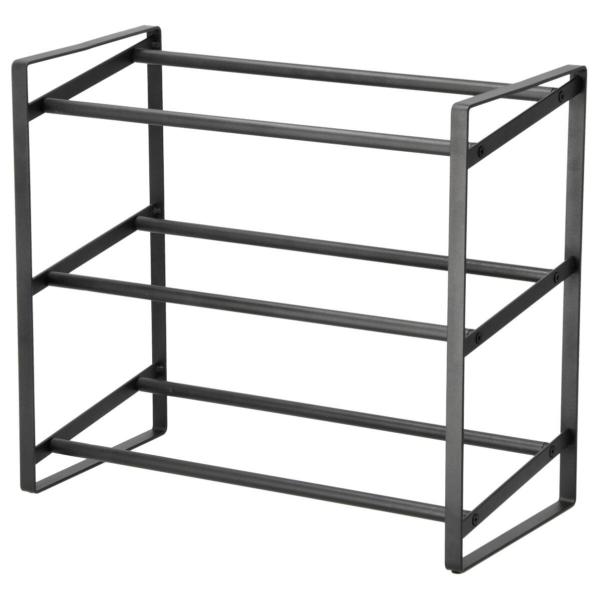 積み重ねできる伸縮 シューズラック(MA42－71ブラック) | ニトリネット