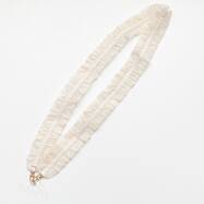 スマホショルダー(フリル アイボリー)