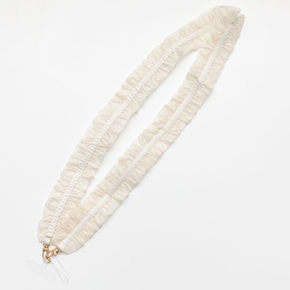 スマホショルダー(フリル アイボリー) 1枚目画像